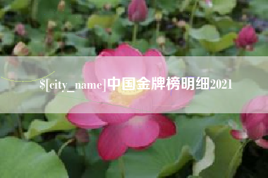 长治中国金牌榜明细2021