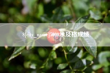 长治5000米及格成绩