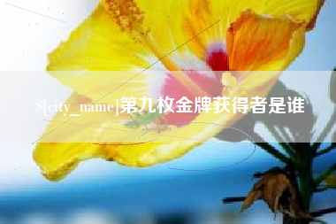 长治第九枚金牌获得者是谁
