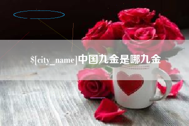 长治中国九金是哪九金