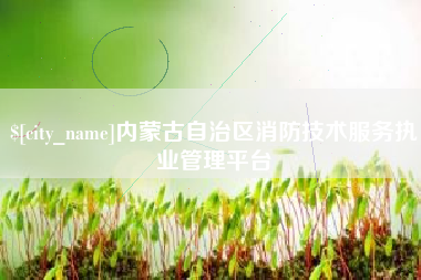 长治内蒙古自治区消防技术服务执业管理平台