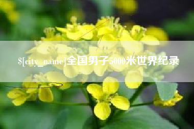 长治全国男子5000米世界纪录
