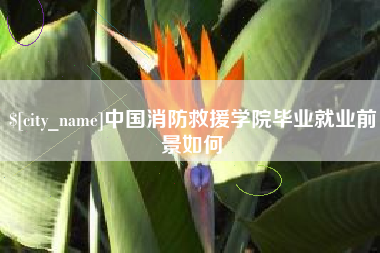 长治中国消防救援学院毕业就业前景如何