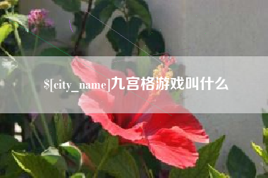长治九宫格游戏叫什么