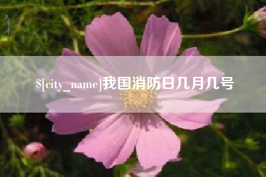 长治我国消防日几月几号
