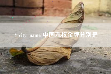 长治中国九枚金牌分别是