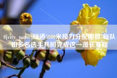 长治短道5000米接力分配圈数-每队由多名选手共同完成这一漫长赛程