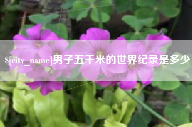 长治男子五千米的世界纪录是多少