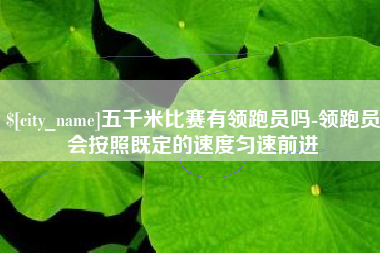 长治五千米比赛有领跑员吗-领跑员会按照既定的速度匀速前进