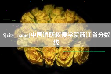 长治中国消防救援学院浙江省分数线