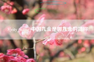 长治中国九金是哪九金的简称