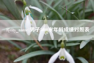 长治男子5000米年龄成绩对照表