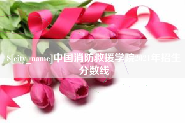 长治中国消防救援学院2021年招生分数线