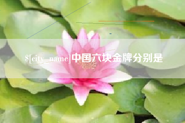 长治中国六块金牌分别是