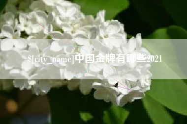 长治中国金牌有哪些2021